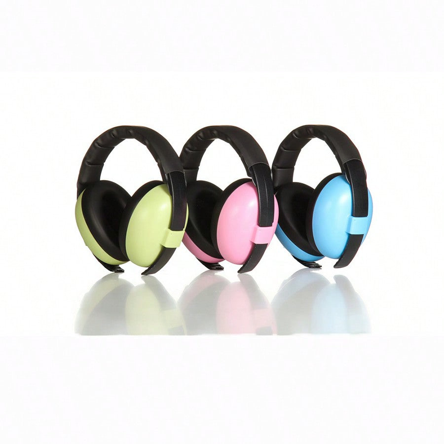 1pc Blue Noise-Proof Baby Ear Muffs, Suitable for 0–3 Years Old Children