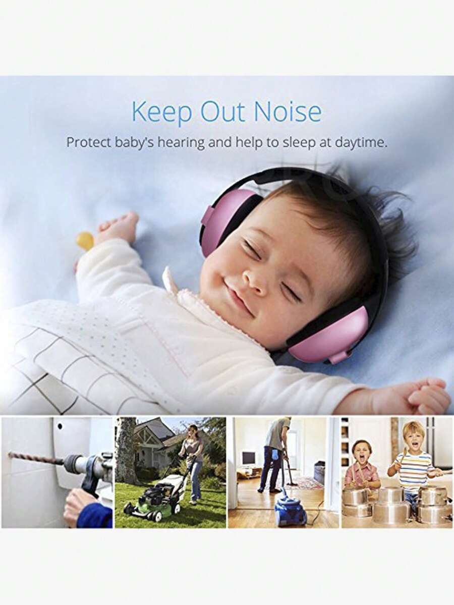 1pc Green Baby Ear Muffs – Noise-Proof Ear Warmers for Ages 3 Months to 2 Years
