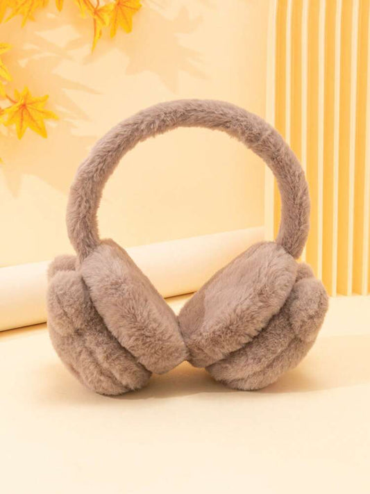1pc Cartoon Bear Decor Cute Earmuffs – Adorable Plush Ear Warmers for Autumn & Winter